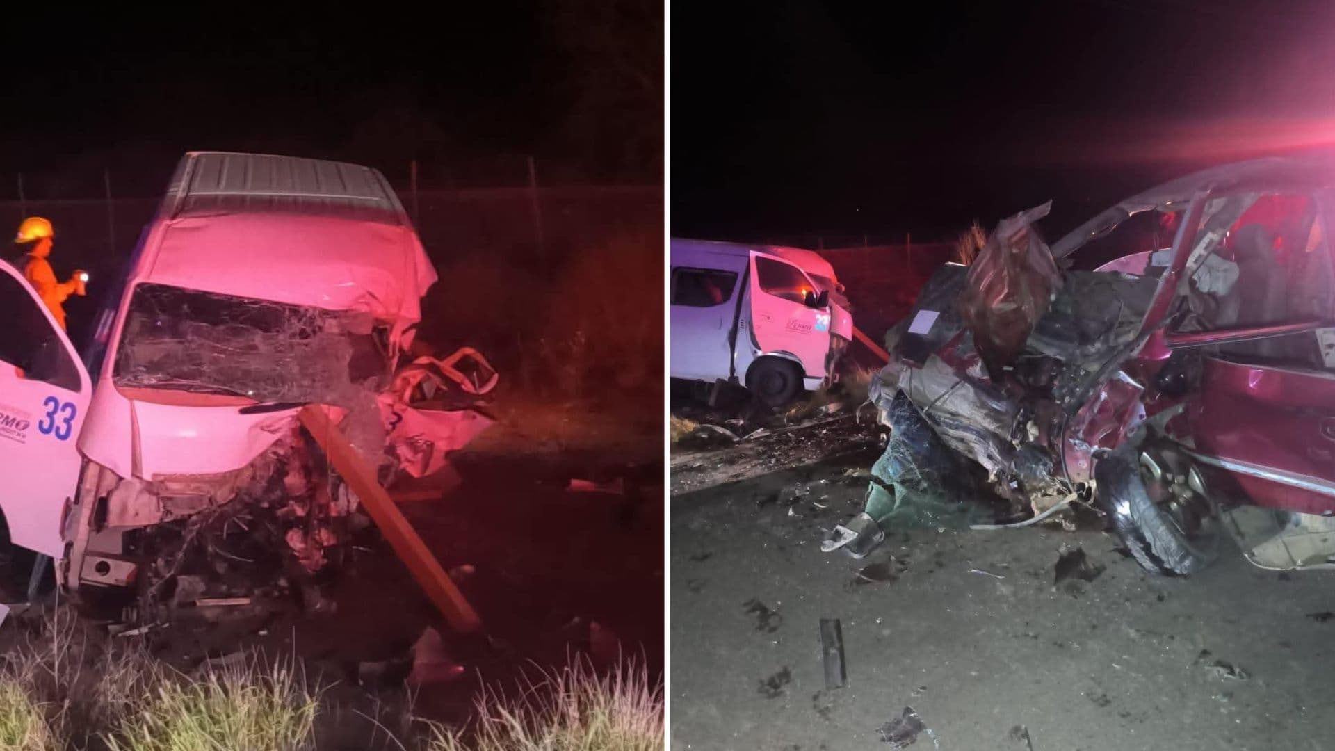 Suman 3 Personas Fallecidas tras Choque Entre Camioneta y Transporte de Jornaleros en Hermosillo