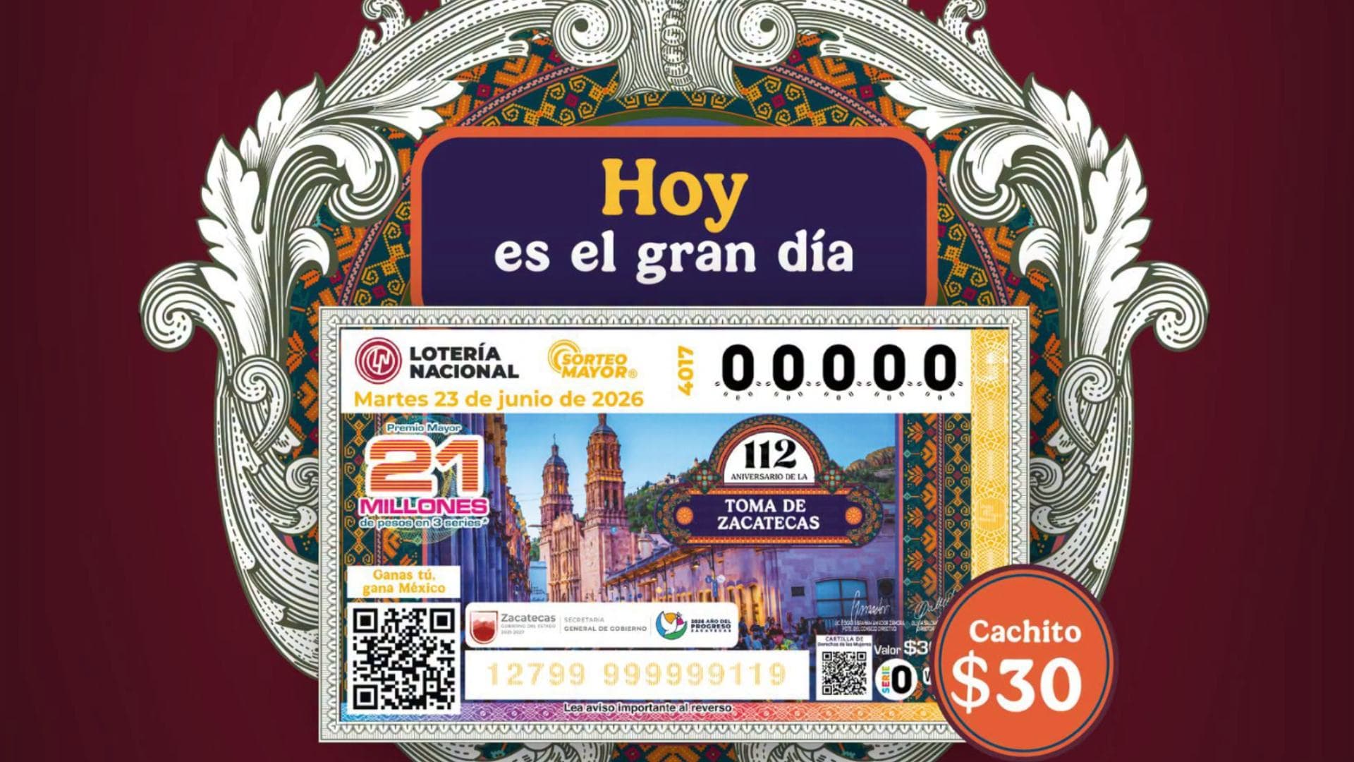 Resultados Lotería Nacional En Vivo Hoy 23 de Junio 2026: Ganadores Sorteo Mayor 4017