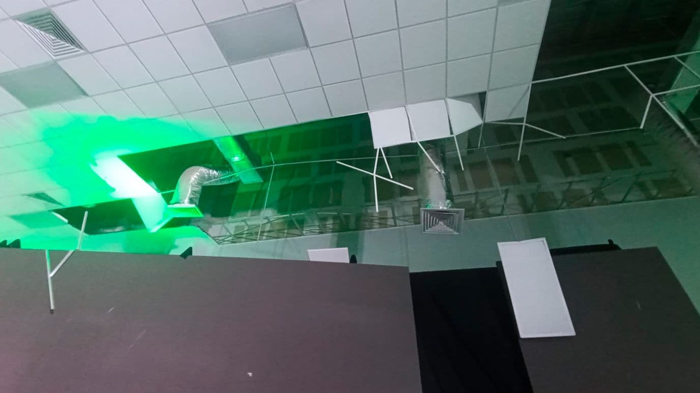 Se Desploma Techo de Plafón en Centro de Convenciones en Torreón, Coahuila