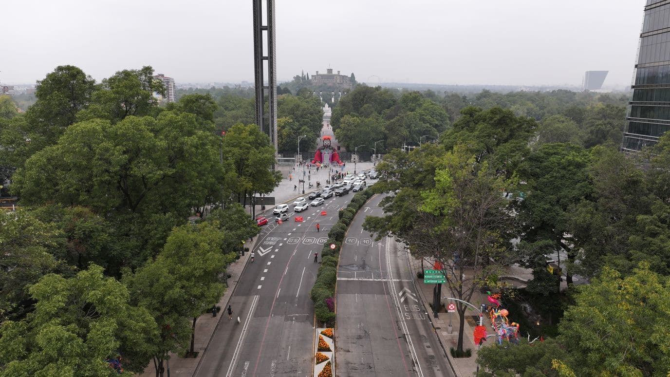 Cierres en Paseo de la Reforma