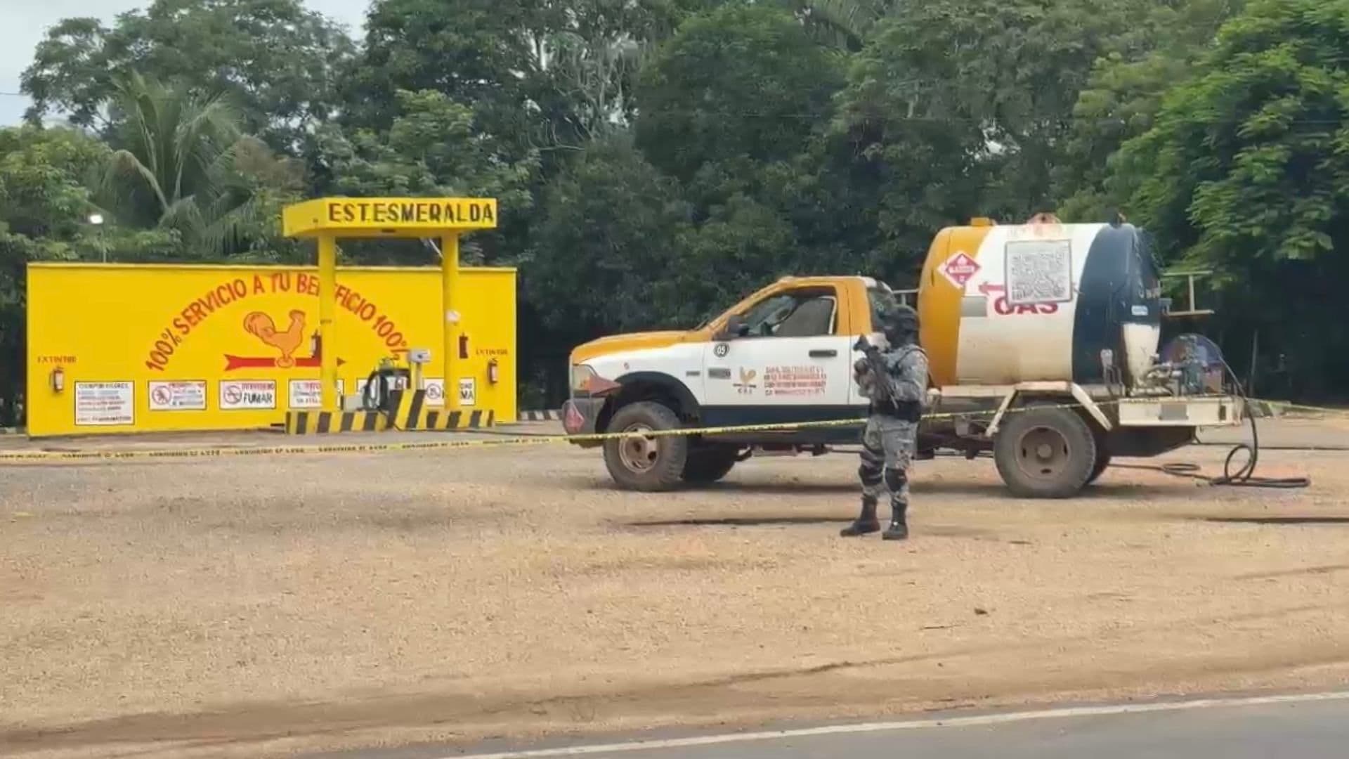 Guardia Nacional asegura gasera presuntamente ilegal en Veracruz