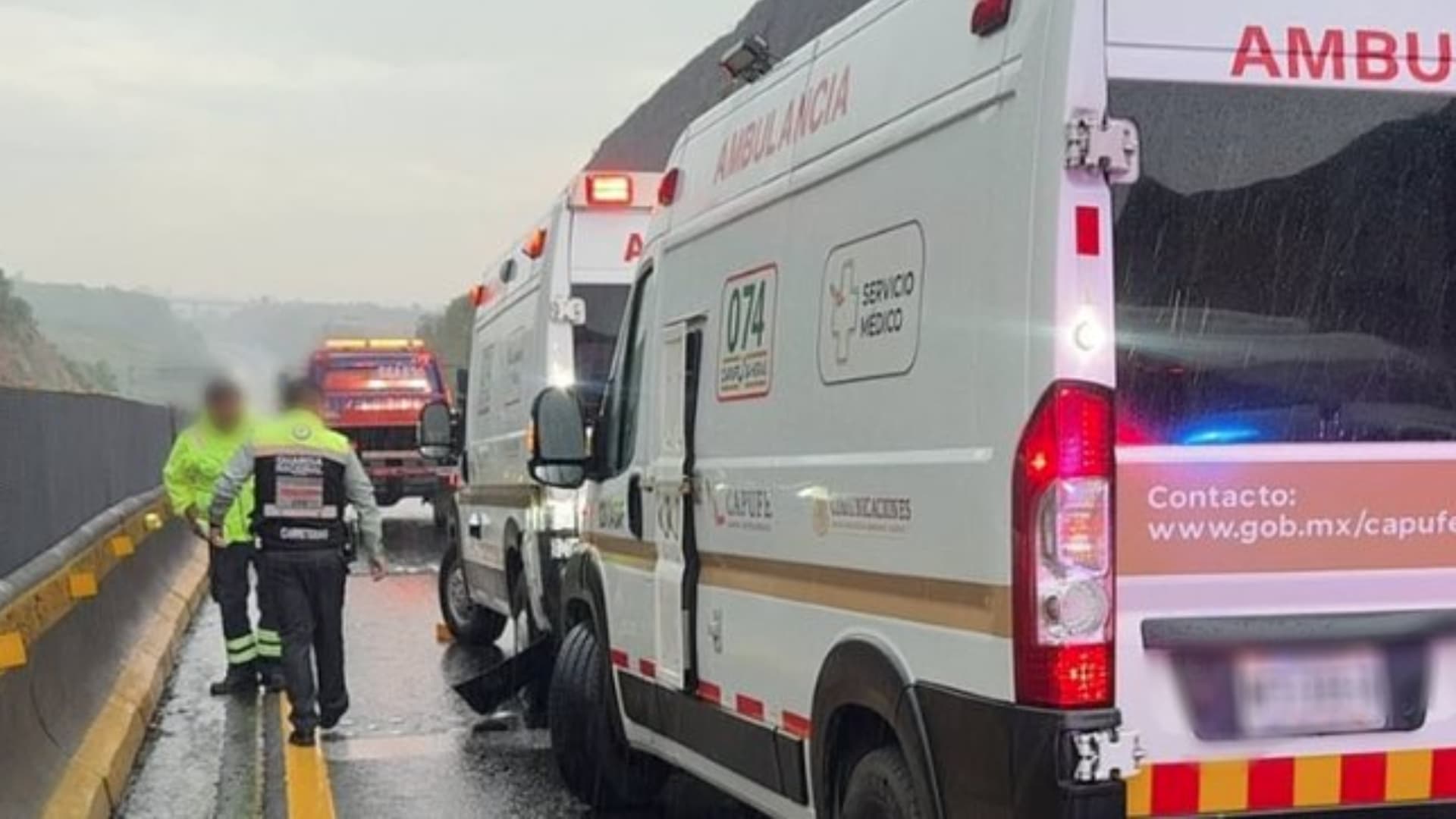 Reporte de Accidentes y Afectaciones en la Autopista México-Querétaro