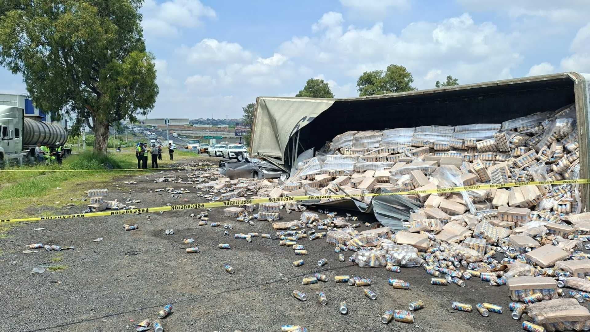 Accidente autopista GDL-Zapotlanejo