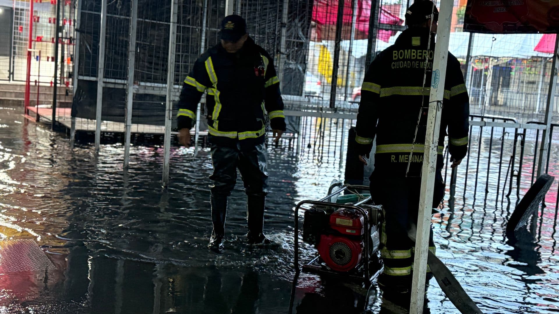 Tepito Inundado Hoy: Video de Cómo Quedó la Zona Comercial por Lluvias en CDMX