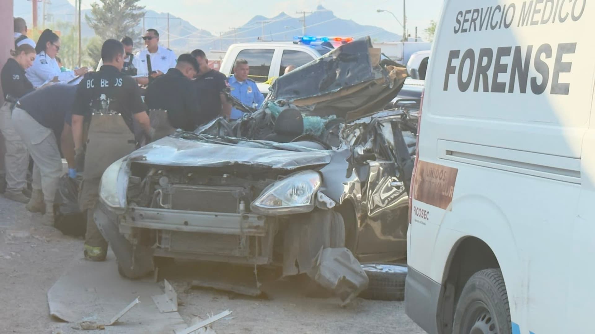 Muere Conductor Tras Quedar Debajo de un Tráiler Durante Choque en Ciudad Juárez