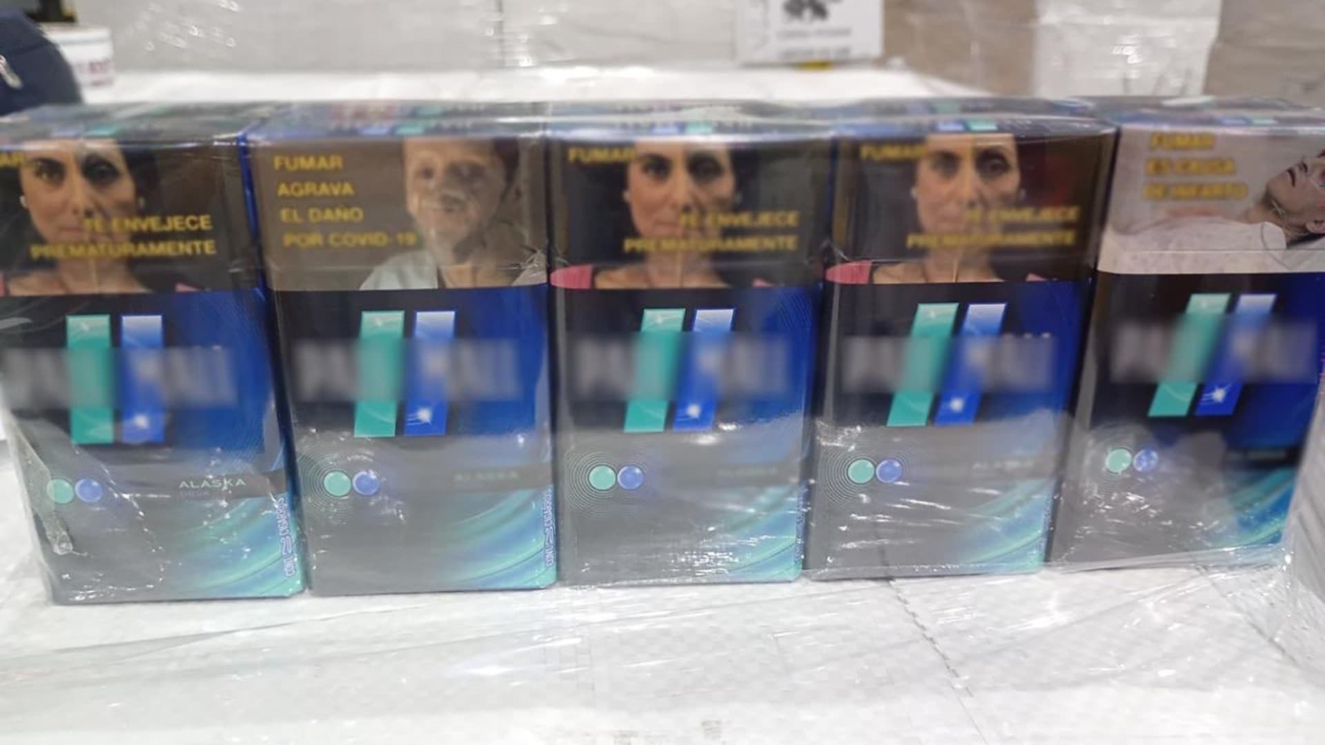 Decomisan Megacargamento de Cigarros Extranjeros Ilegales en el AICM; Así los Descubrieron