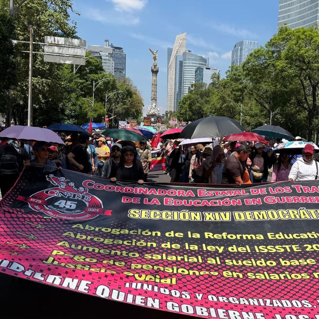 Maestros CNTE Marcha CDMX 2026