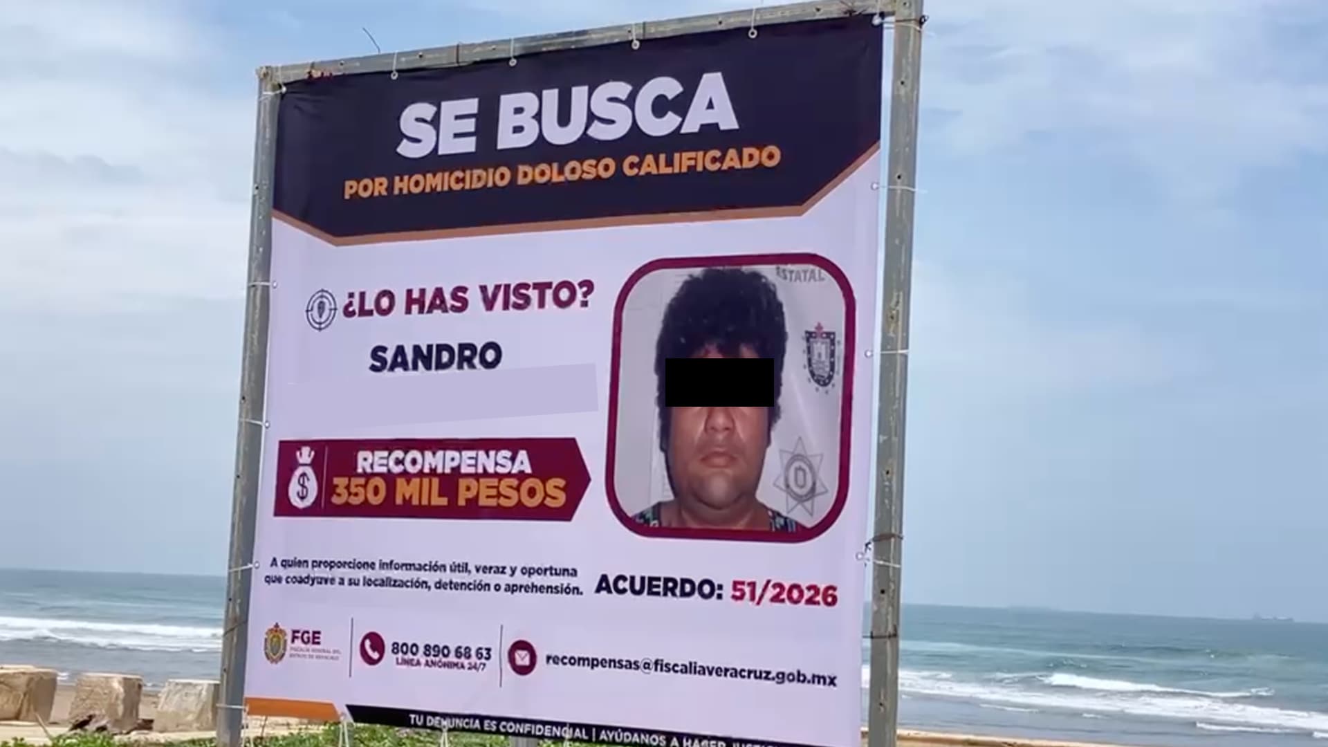 Colocan Ficha de Búsqueda y Ofrecen Recompensa para Localizar a Presunto Homicida de Las Choapas