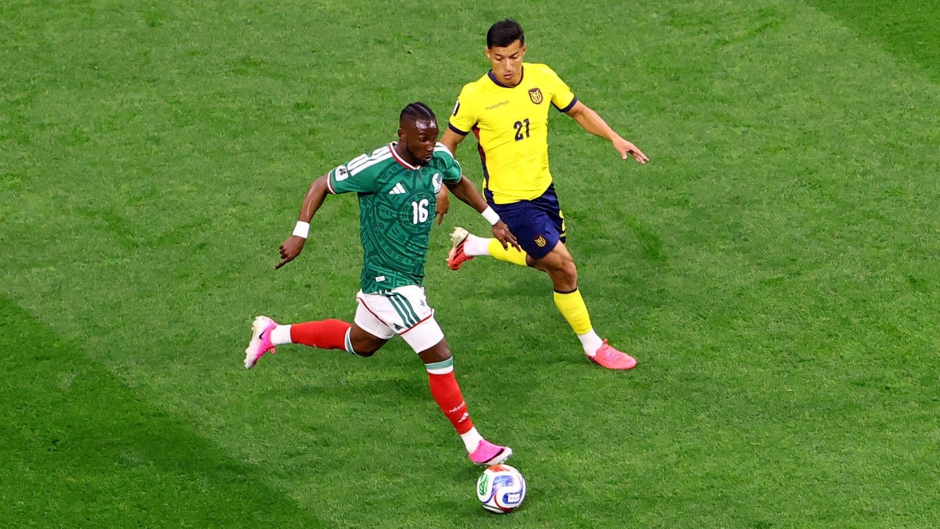 México contra Ecuador