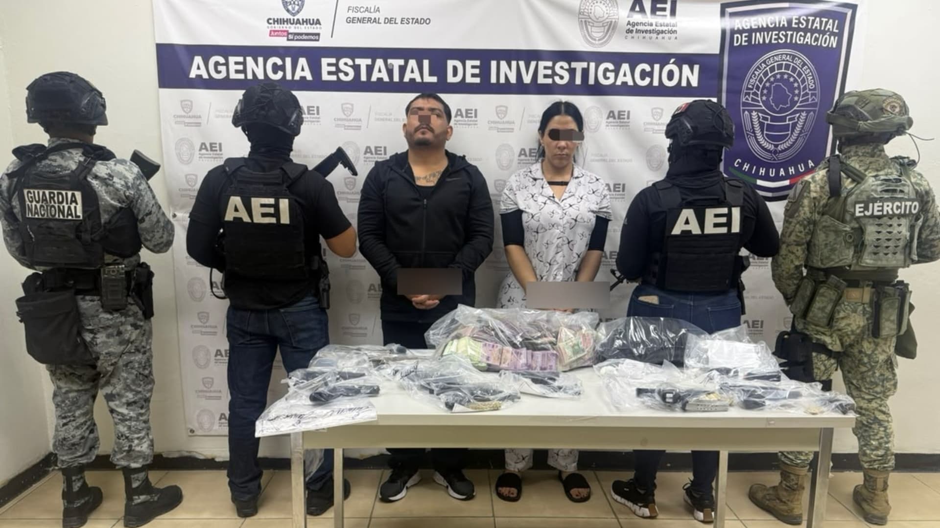 Cae Objetivo Prioritario en Cd. Juárez; Aseguran Arsenal, Droga y Más de 836 Mil Pesos