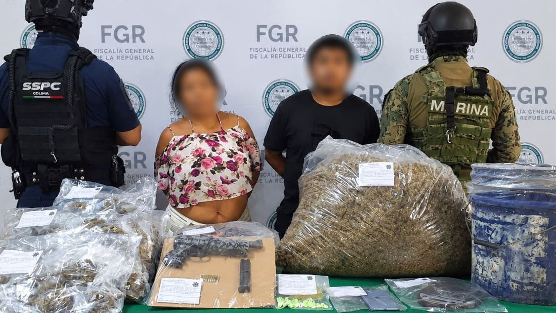 Integrantes del CJNG detenidos en Colima