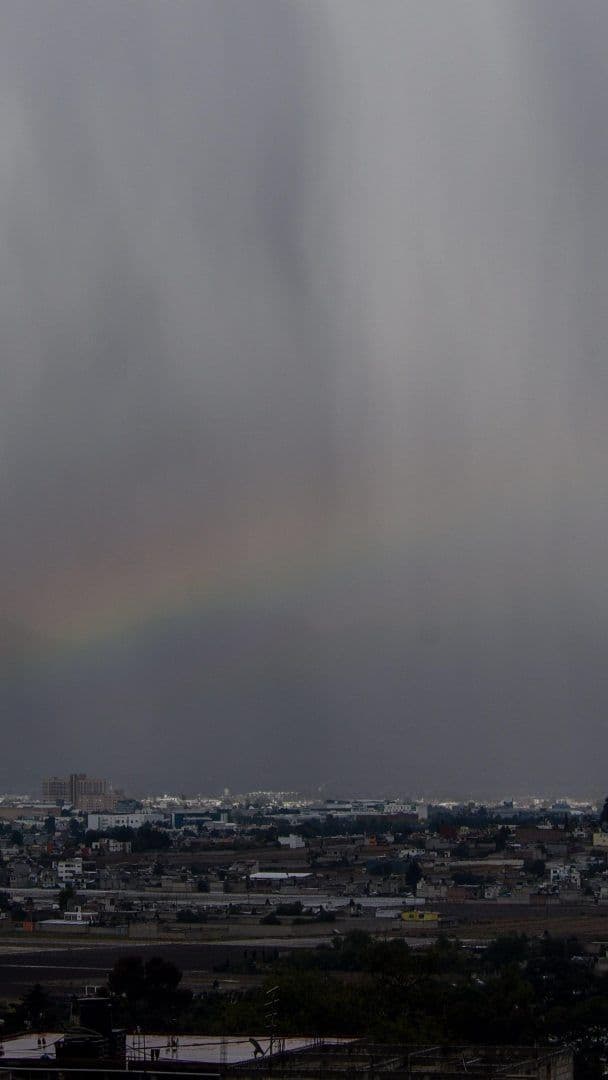 Tormenta en el Valle de México en marzo 2026.