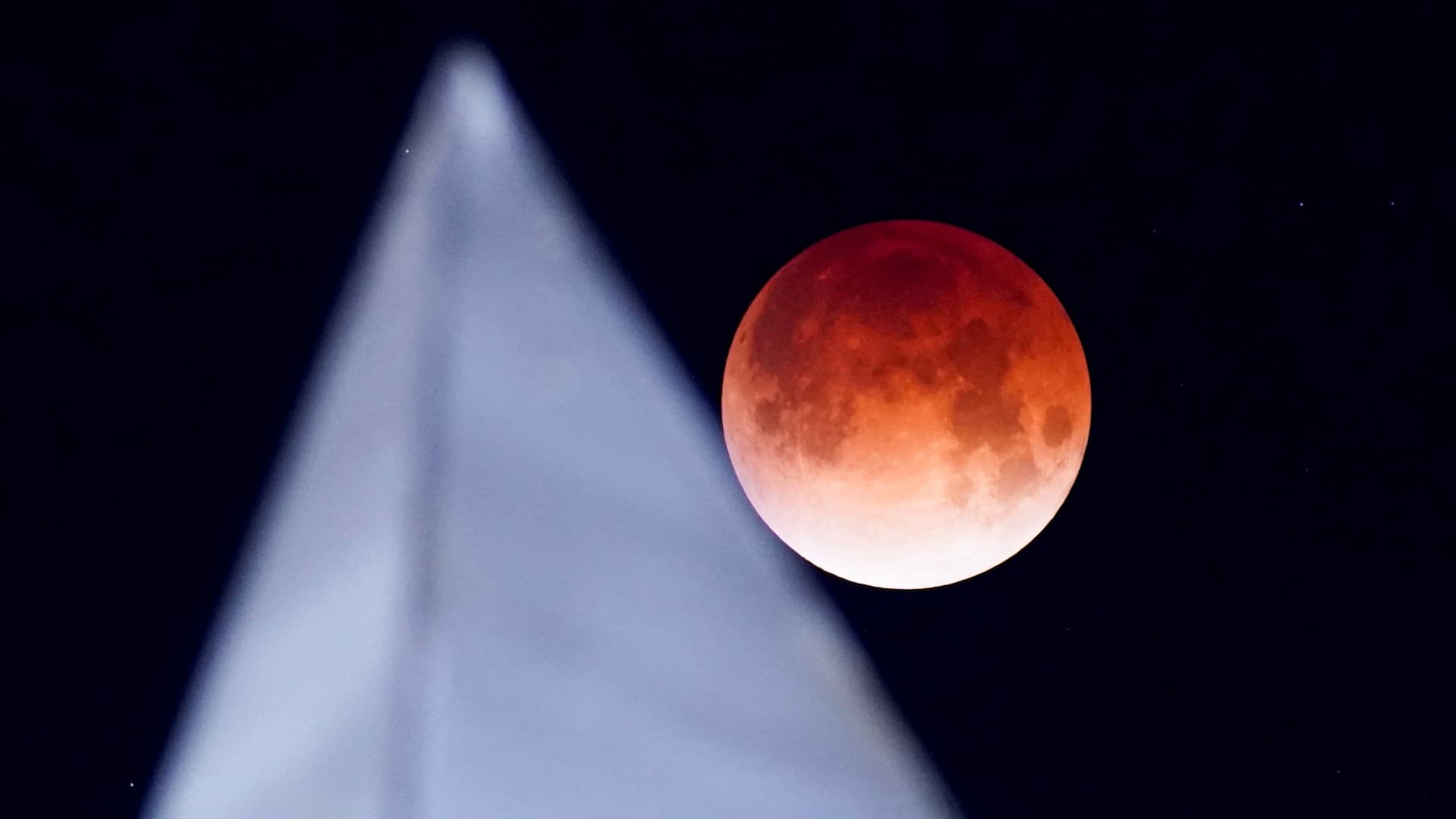 Eclipse de luna desde Mexicali, Baja California