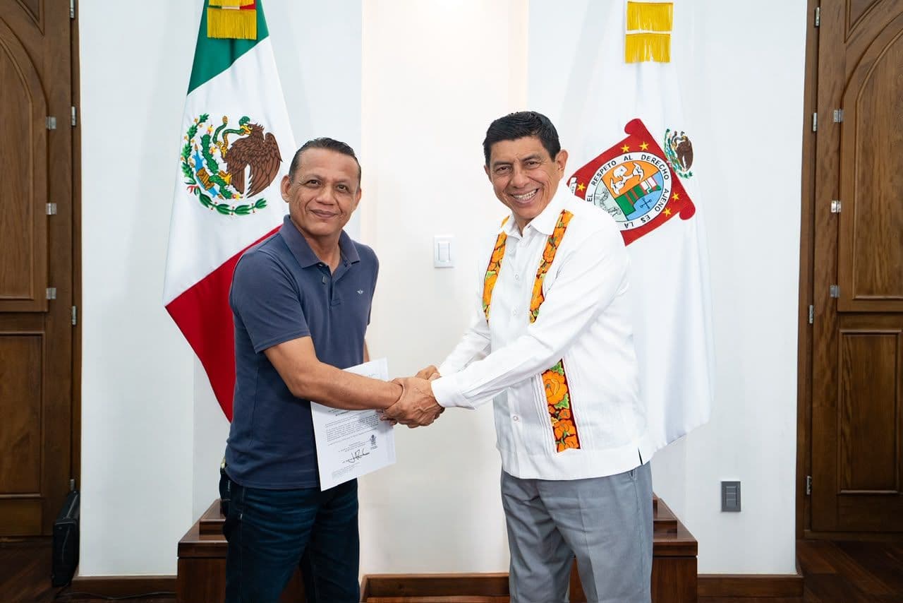 Él es Francisco Vásquez Jiménez, el Comsionado Municipal de Juchitán