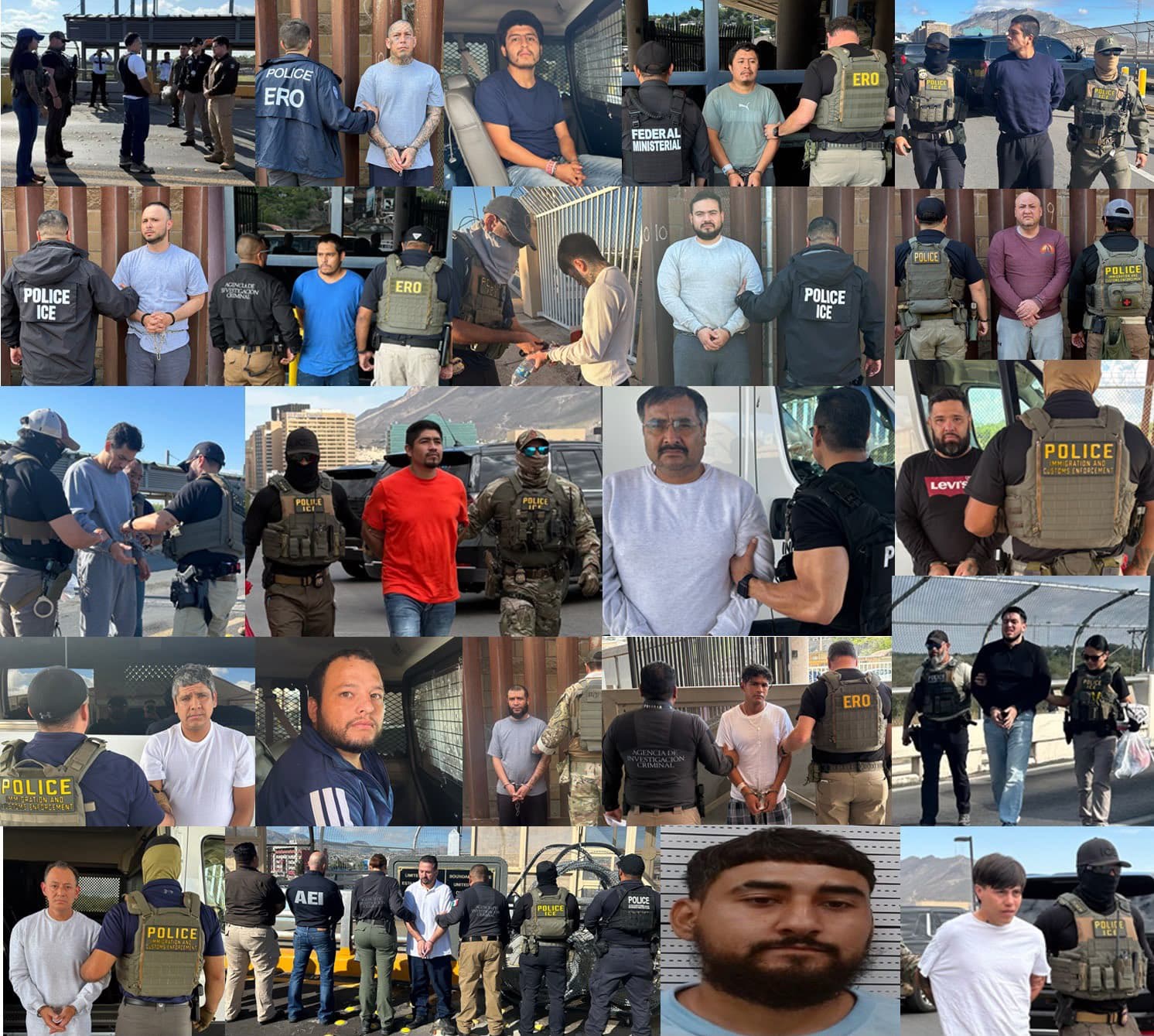 EUA Entrega a México Más de 20 Fugitivos Buscados por Delitos Graves