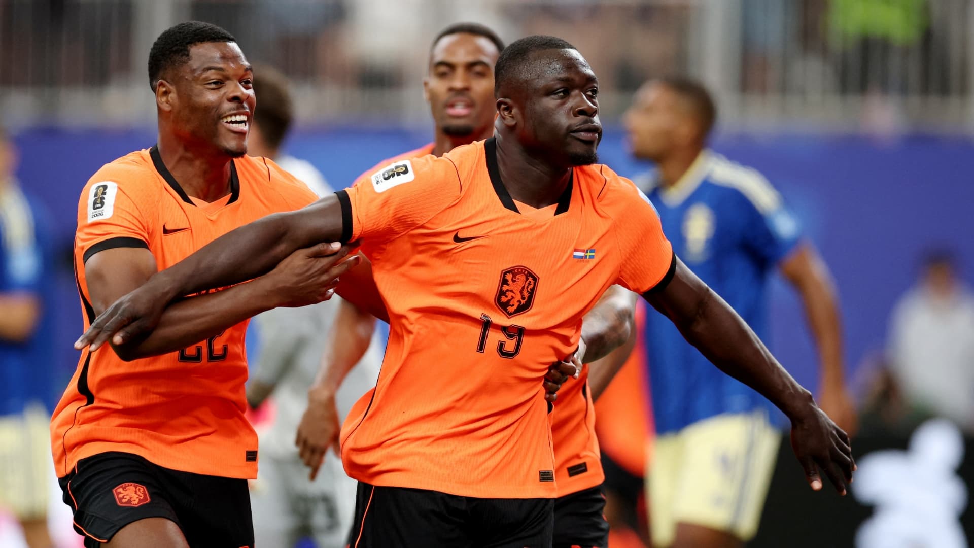 Gol de Brian Brobbey marcador Países Bajos vs Suecia en vivo hoy