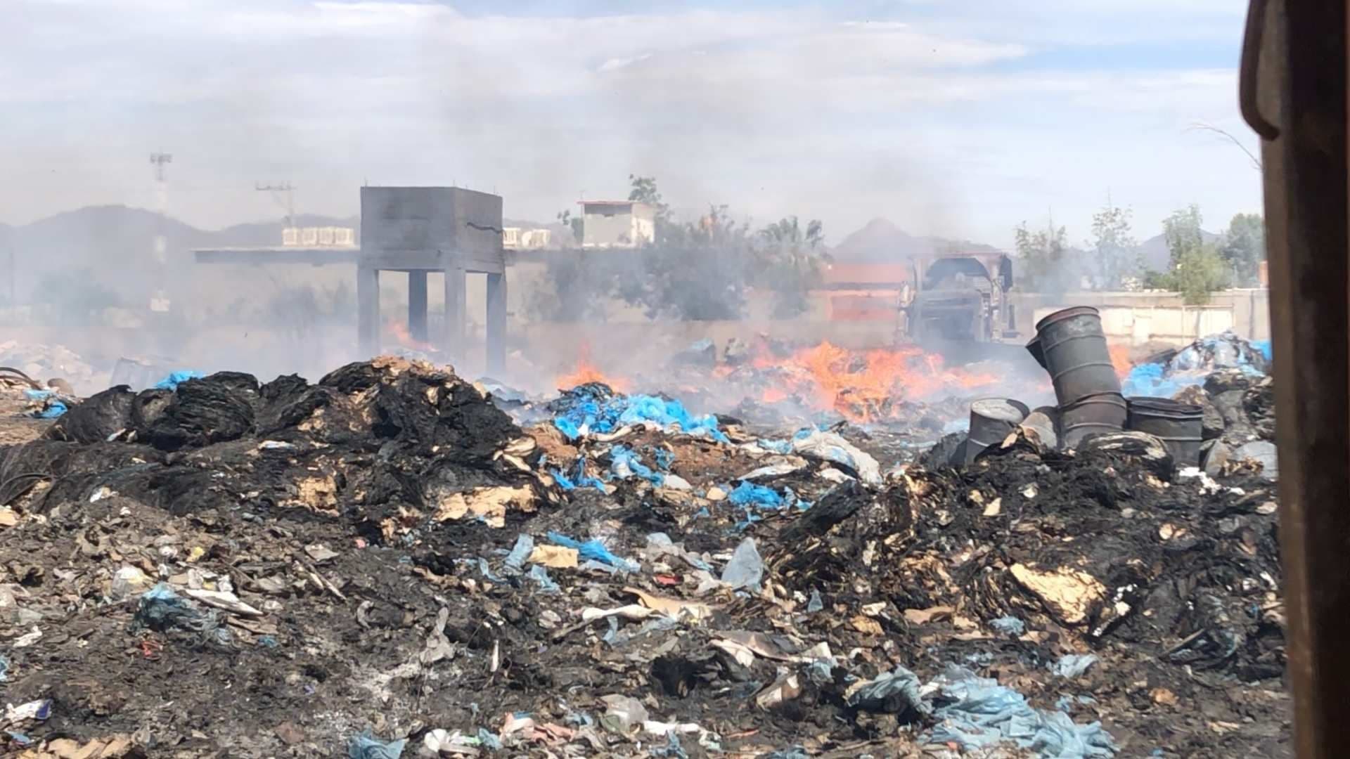 Rebrota Incendio en Recicladora de la Colonia Primero de Mayo en Chihuahua
