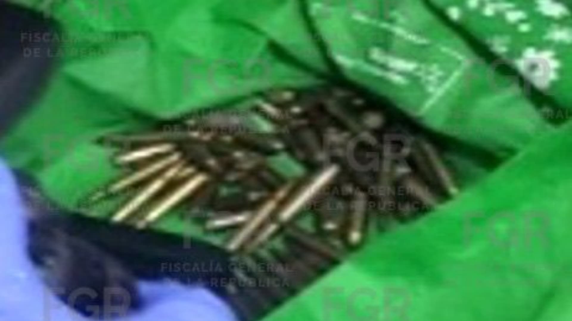 Parte de lo decomisado a los presuntos integrantes del CJNG