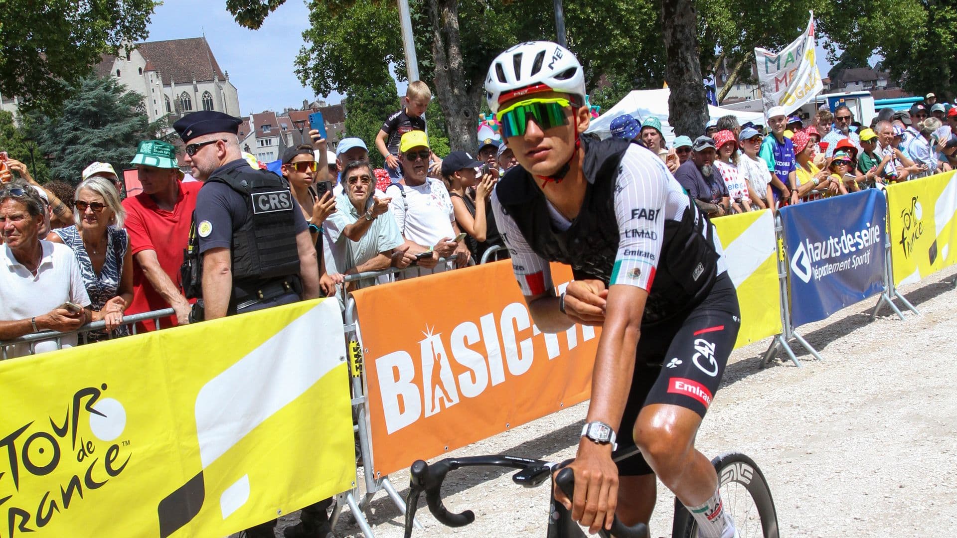 Issac del Toro en la etapa 13 del Tour de Francia 2026