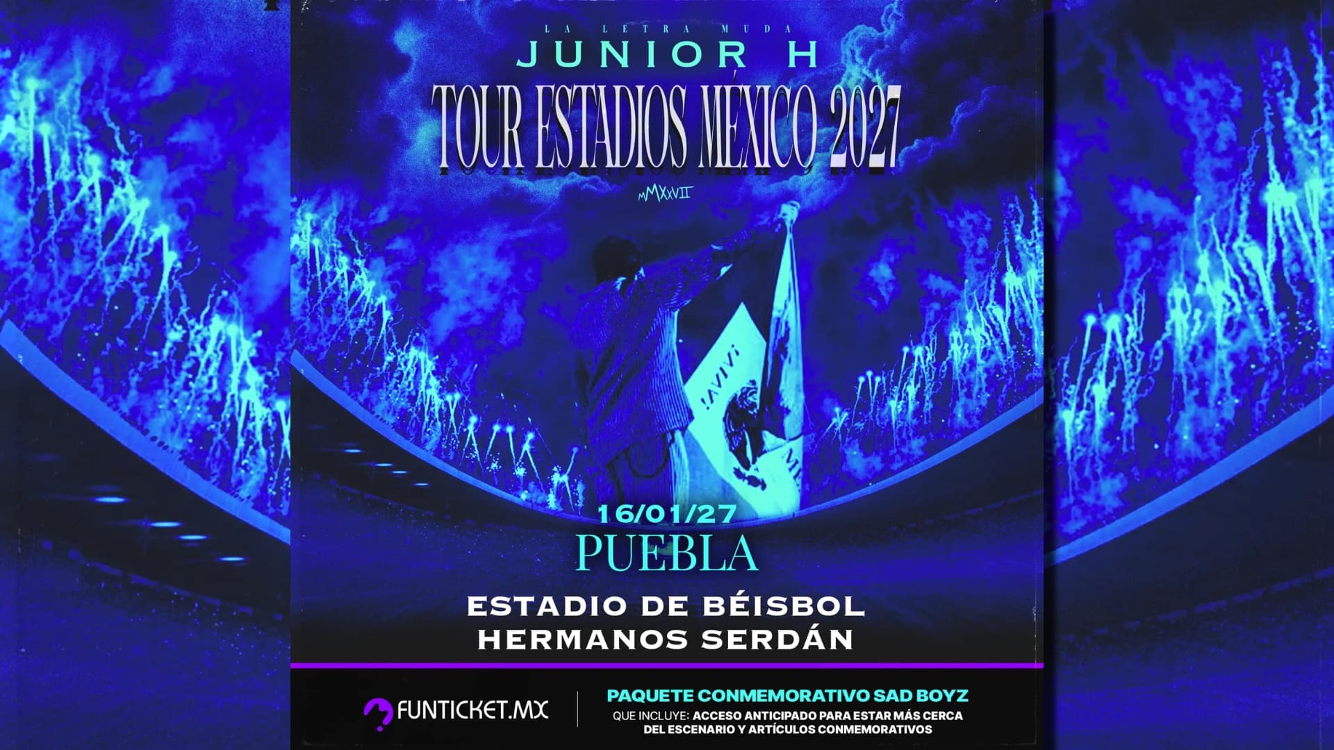 Tour Estadios México 2027 llega a Puebla con Junior H