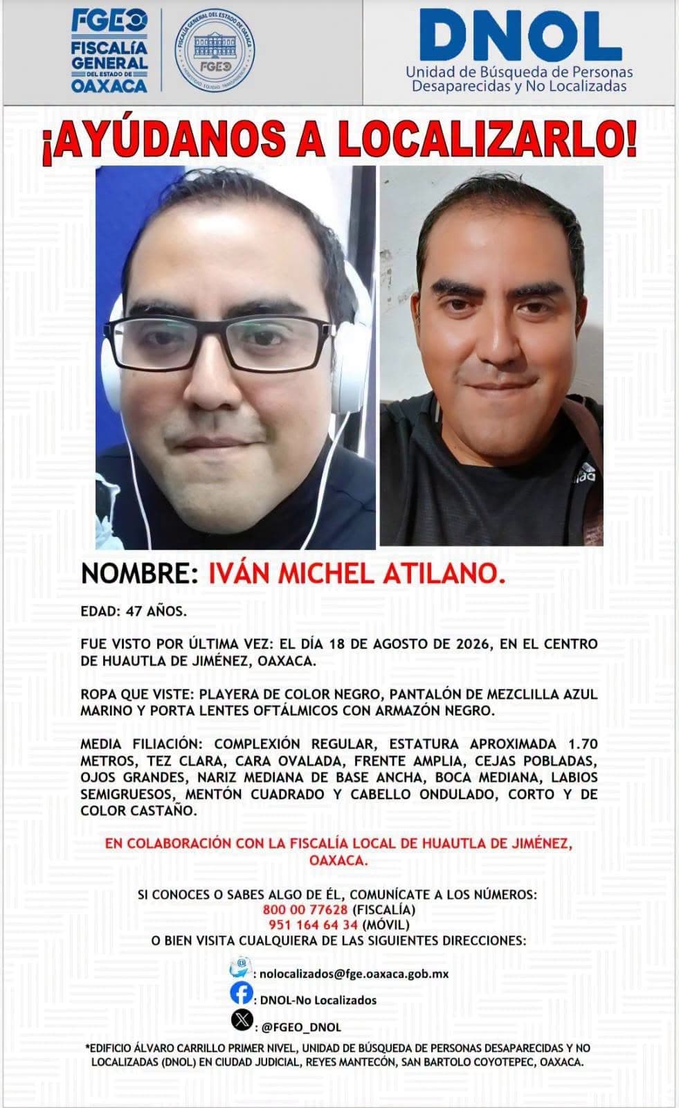 Iván Michel Atilano es locutor de Radio Evolución 98.5 FM en Oaxaca