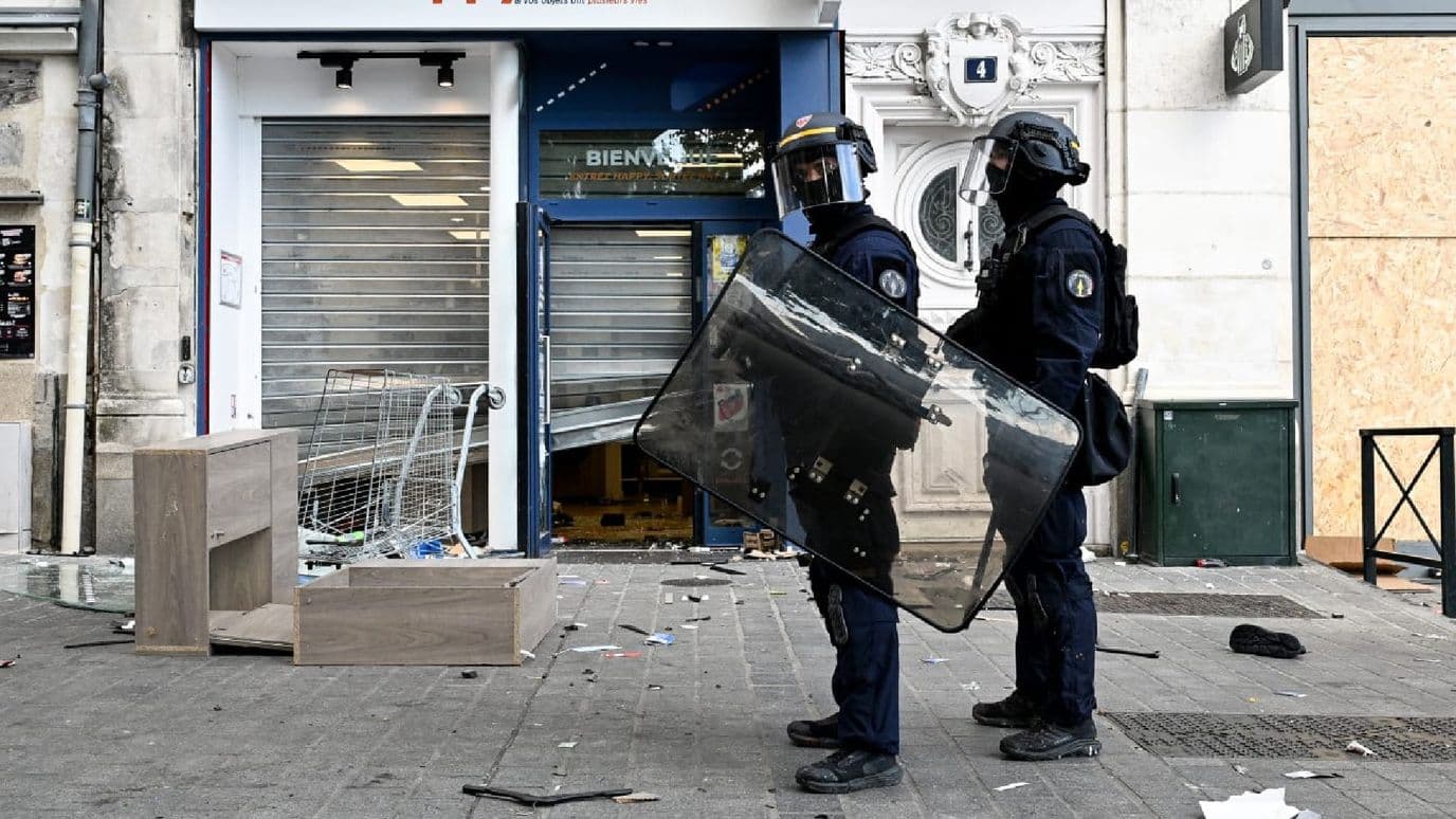 Manifestación Francia