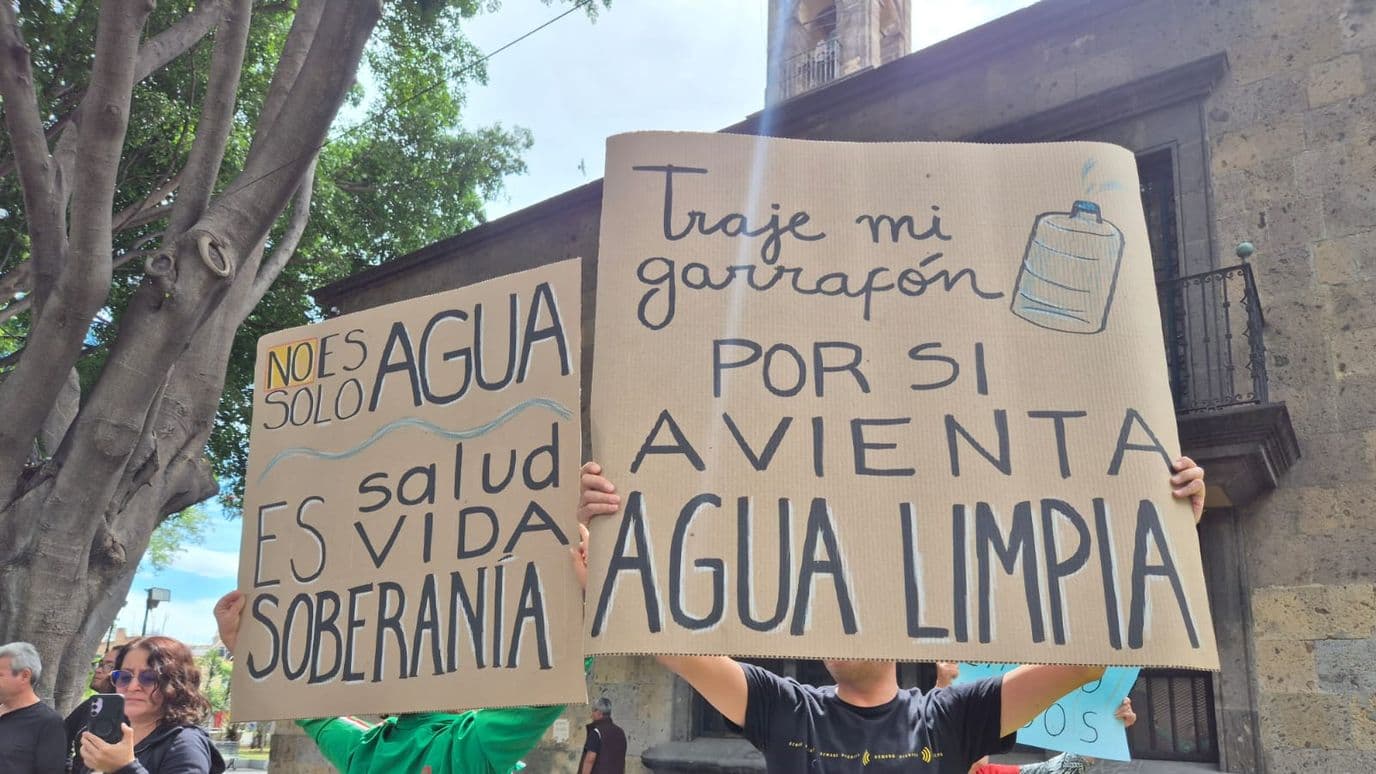 Segunda marcha dle agua en CDMX