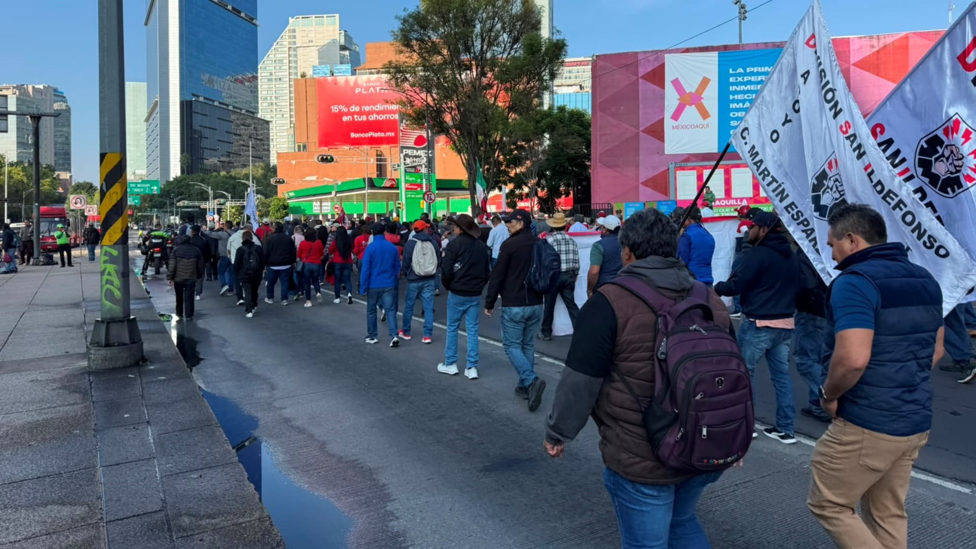 Mega marcha del SME hoy, 11 de agosto 2026, en CDMX