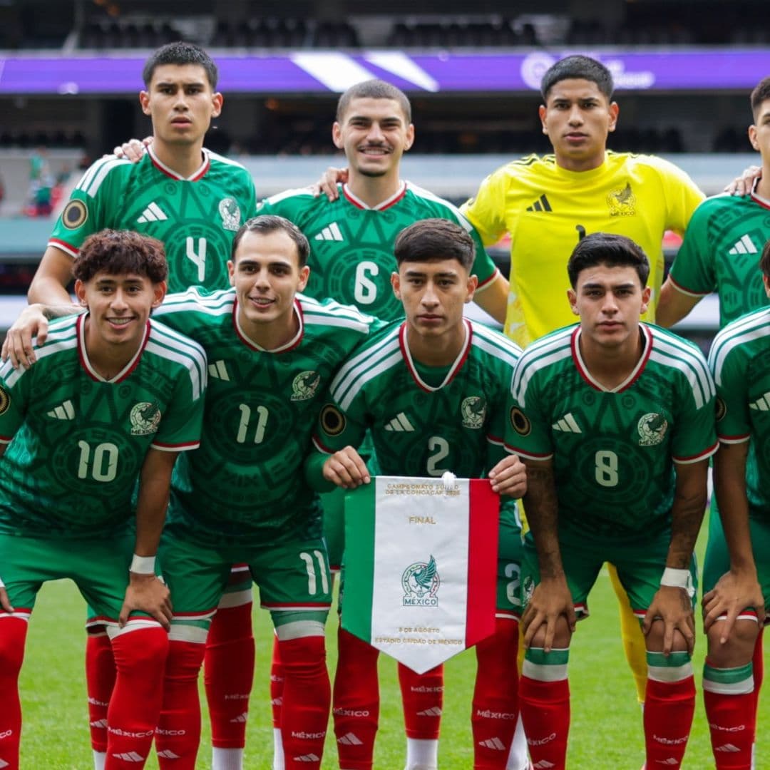 La Selección Mexicana Sub-20 actualmente es bicampeona de la Concacaf. Foto: Selecciones Nacionales Menores