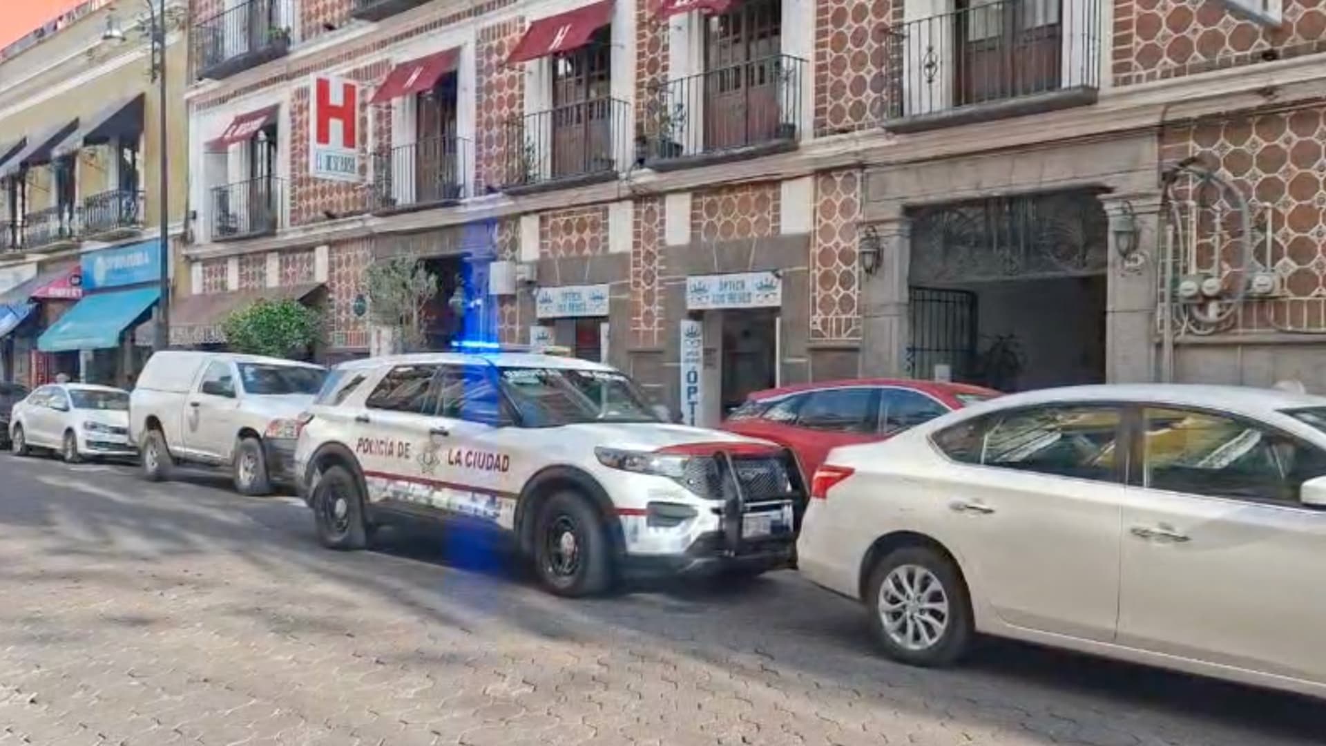 Muerto Localizado Interior Cuarto Hotel Calle 3 Poniente Centro Histórico Puebla