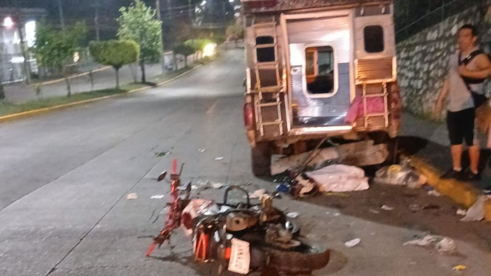 Accidente de Motocicleta Deja Dos Personas Lesionadas en Bulevar Córdoba-Fortín, Veracruz