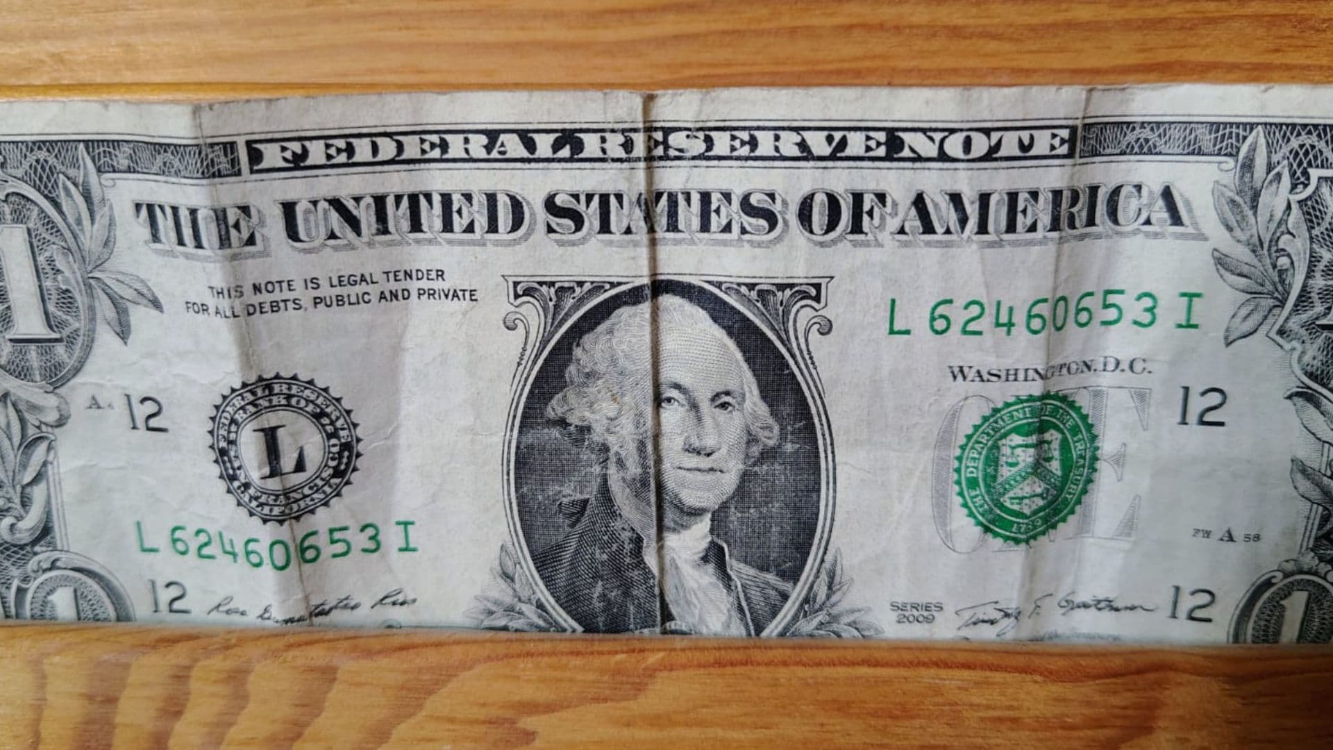 Billete de un dólar estadounidense