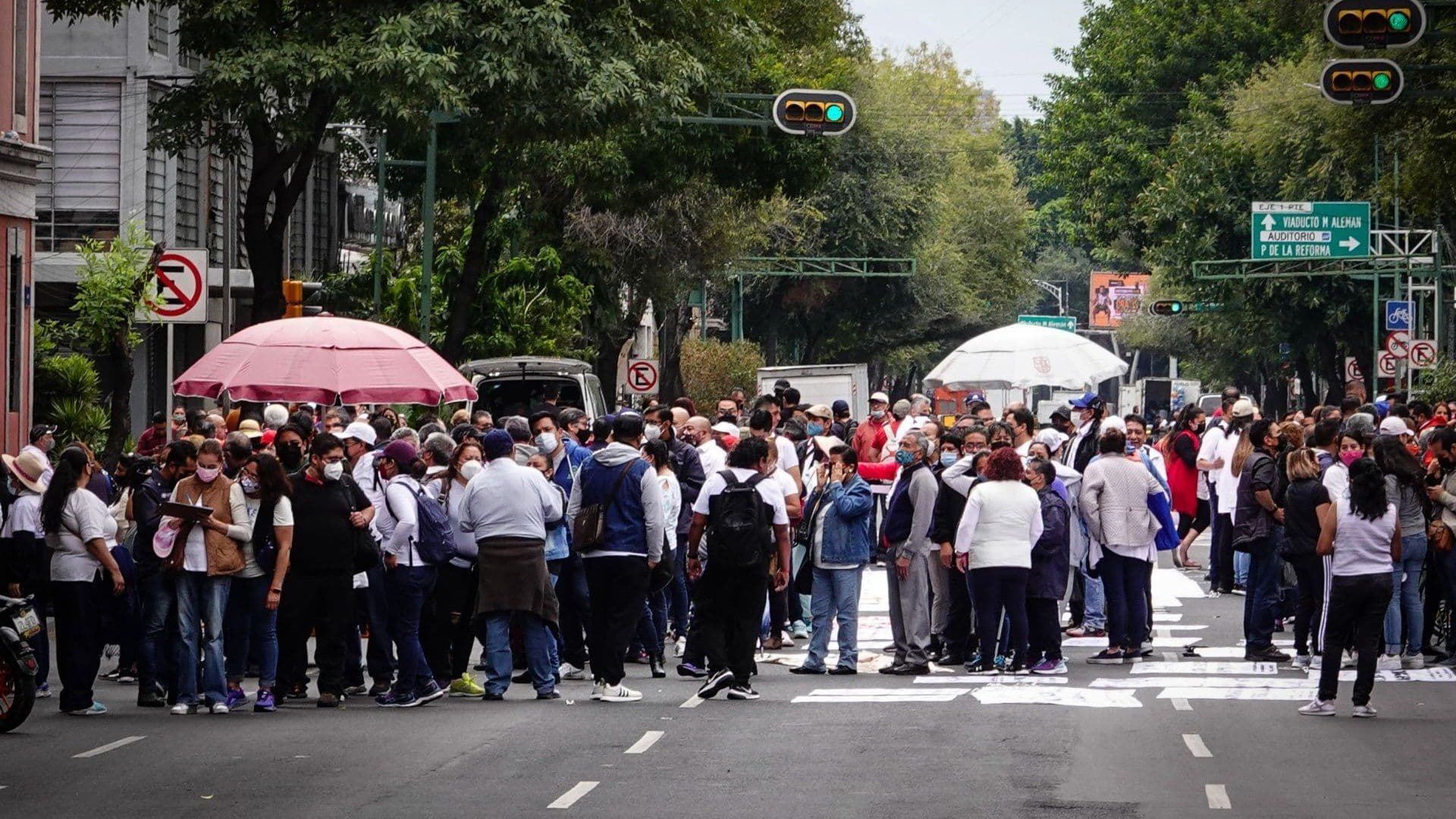 Evita Esta Zona en CDMX por Bloqueo de Trabajadores de la Secretaría de Cultura