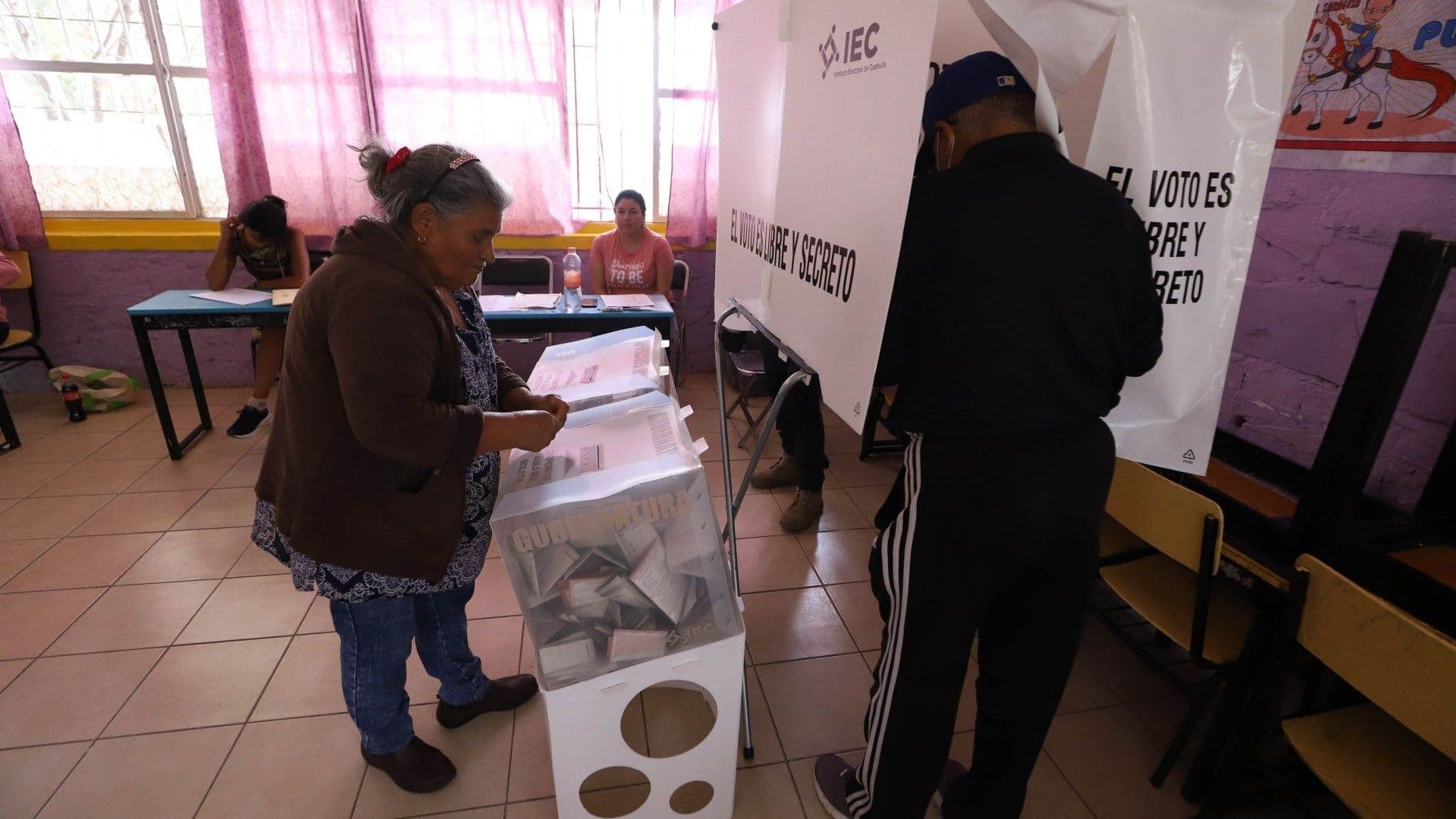 Jornada electoral en Coahuila