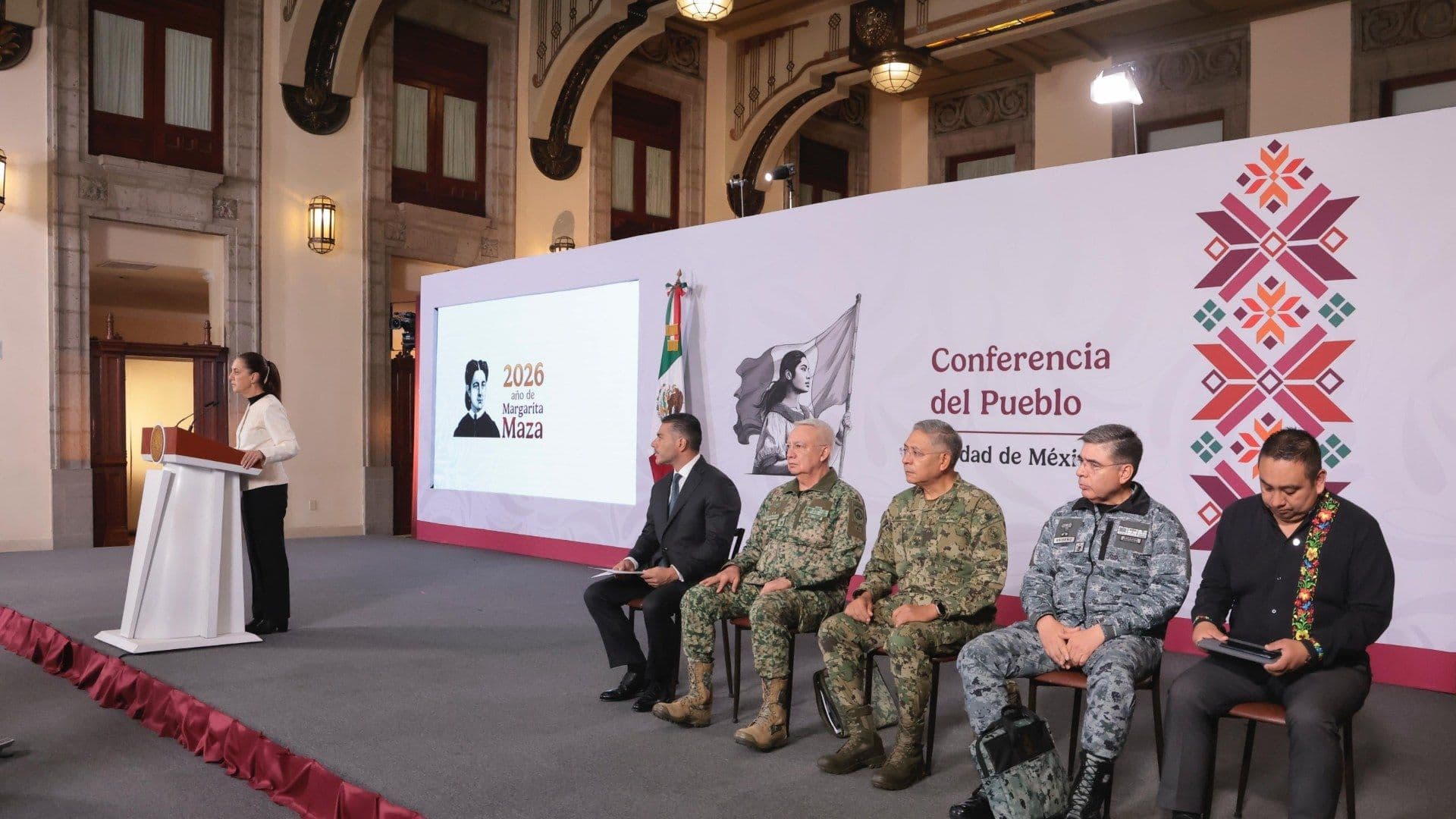 “Continúa Proceso”, Dice Sheinbaum tras Detención de ‘R1’ por Asesinato de Carlos Manzo