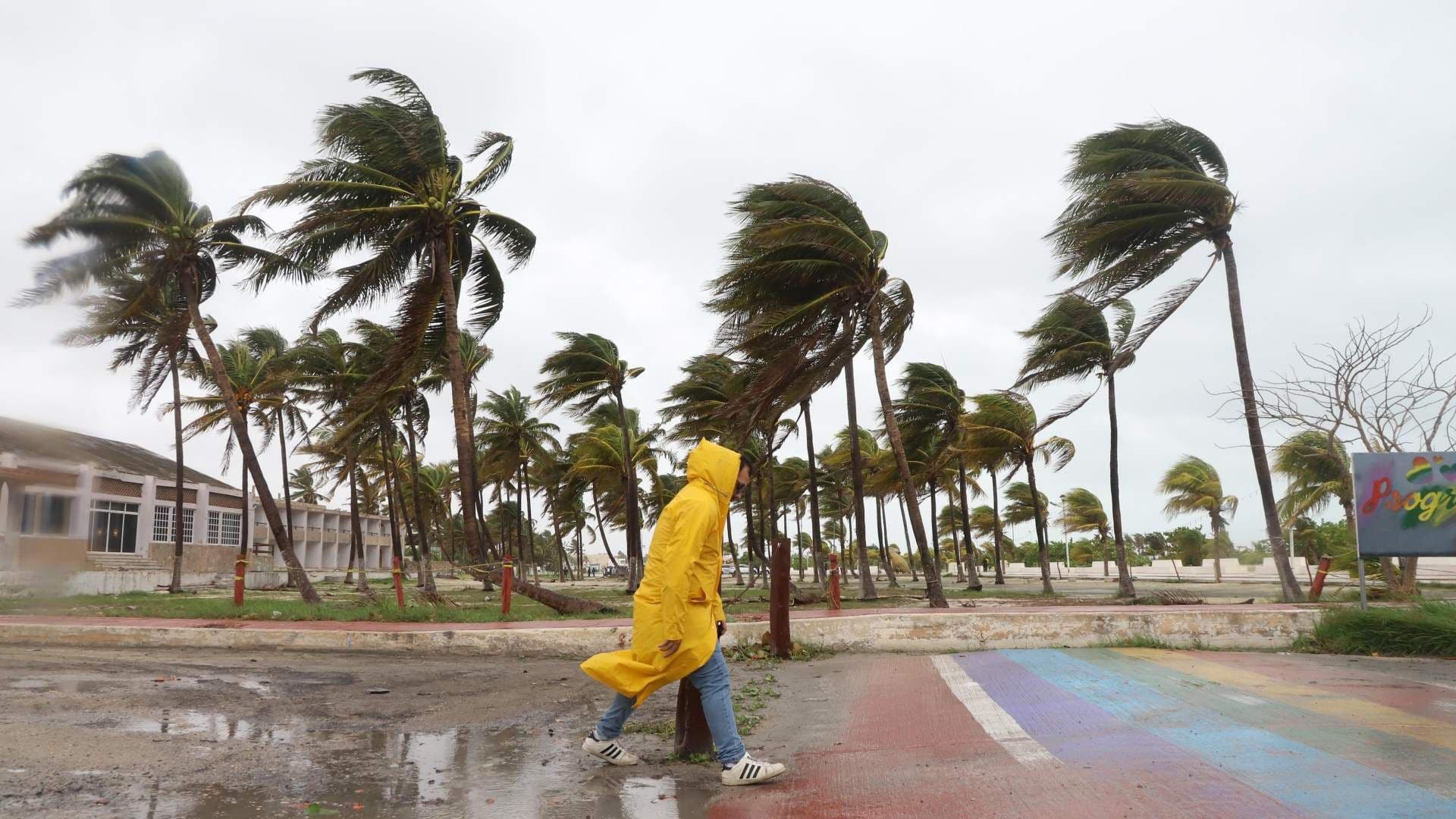 Efectos de la tormenta Beryl en Yucatán en julio de 2024. Foto: Cuartoscuro | Archivo