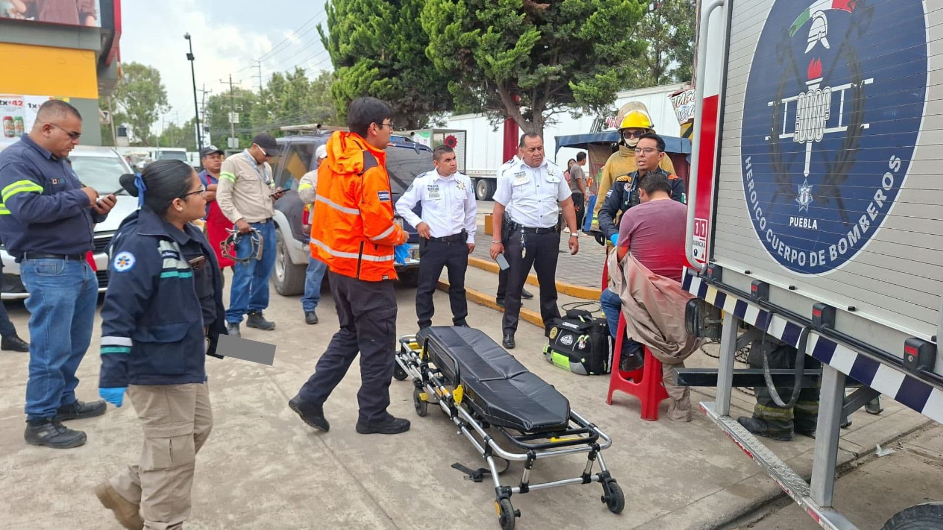 Trabajador Sufre Descarga Eléctrica en Junta Auxiliar de la Ciudad de Puebla