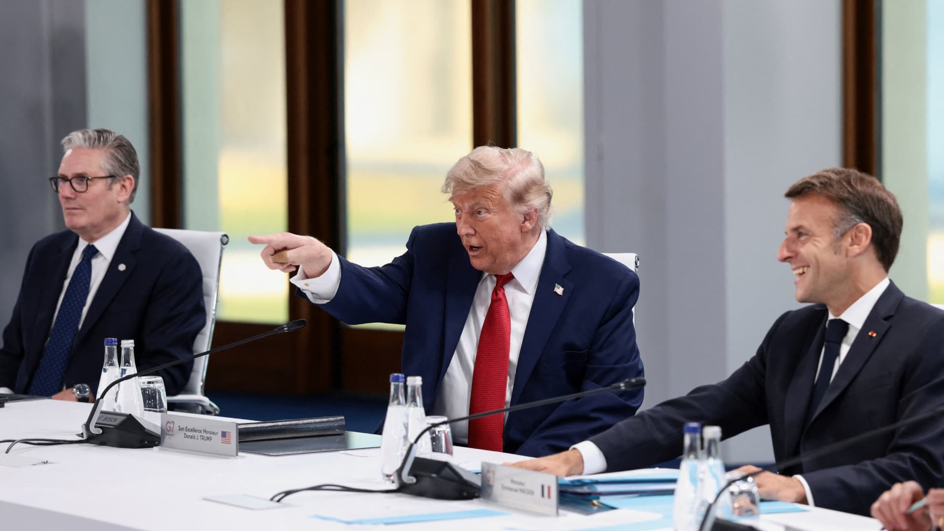 Trump Tras Llegar Tarde al Tercer Día de la Reunión del G7: "Soy el Jefe"