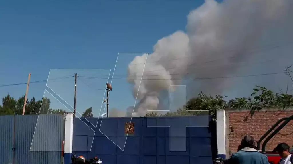 Incendio Hoy Tláhuac: Desalojan Escuela por Incendio en Deposito Vehicular de la SSC