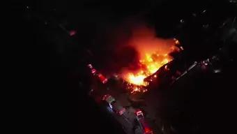 Foto: Incendio Hoy Carbonera Monterrey Nuevo León 