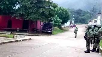FOTO: Así Emboscaron a Militares en Maravilla Tenejapa, Chiapas