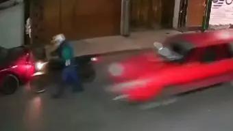 Foto: Un Motociclista Se Queda sin Gasolina y Lo Atropellan Mientras Caminaba: Tlaxcala