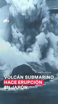 Foto: Volcán Submarino Hace Erupción en Japón