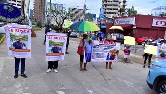Foto: Manifestación por Desaparecidos tras Huracán Otis en Acapulco, Guerrero