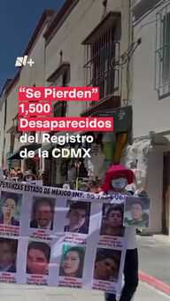 Foto: Se Pierden 1,500 Desaparecidos del Registro de CDMX
