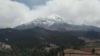 pico de Orizaba con nieve