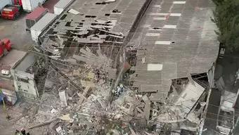 Foto: Así se ve Desde el Aire la Explosión en la colonia Huautla de Las Salinas en Azcapotzalco, CDMX