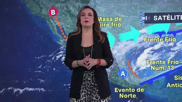 Raquel Méndez informa hoy, 6 de diciembre de 2023, que la Ciudad de México (CDMX) tendrá una temperatura máxima de 16 grados centígrados con alta probabilidad de lluvia