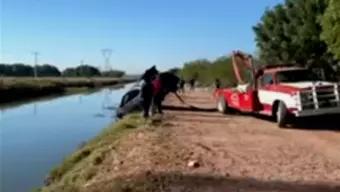 Accidente en Canal en Los Mochis