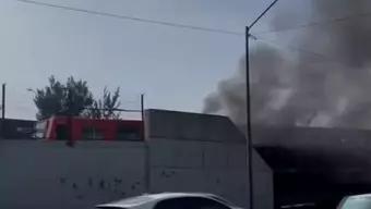 Incendio en Metro entre Oceanía y Deportivo Oceanía